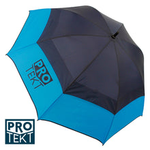 Load image into Gallery viewer, Pro Tekt Golf Umbrella (30SPF) Navy / Steel Blue