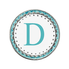 Load image into Gallery viewer, Surprizeshop Aqua Letter A to Z Golf Ball Marker. New for 2023