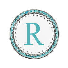 Load image into Gallery viewer, Surprizeshop Aqua Letter A to Z Golf Ball Marker. New for 2023