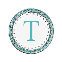 Load image into Gallery viewer, Surprizeshop Aqua Letter A to Z Golf Ball Marker. New for 2023