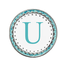 Load image into Gallery viewer, Surprizeshop Aqua Letter A to Z Golf Ball Marker. New for 2023