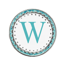 Load image into Gallery viewer, Surprizeshop Aqua Letter A to Z Golf Ball Marker. New for 2023