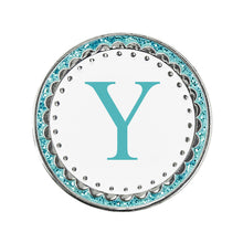 Load image into Gallery viewer, Surprizeshop Aqua Letter A to Z Golf Ball Marker. New for 2023