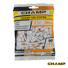 Load image into Gallery viewer, CHAMP Tee System Bamboo Golf Tees 38, 54, 69, 83 mm (Standard or Large Pack)