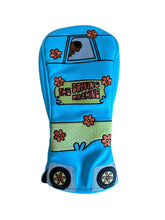 Load image into Gallery viewer, PRG Originals Driving / Putting Machine Design Golf Headcovers. Set of 3. Driver, Fairway and Rescue or Putter Cover.