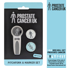 Load image into Gallery viewer, Golf Pitchfork & Marker Set - Supports Prostate Cancer UK