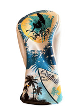 Load image into Gallery viewer, PRG Originals Surf and Turf Design Golf Headcovers. Set of 3. Driver, Fairway and Rescue or Putter Cover.