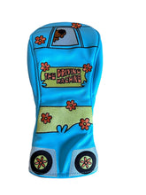 Load image into Gallery viewer, PRG Originals Driving / Putting Machine Design Golf Headcovers. Set of 3. Driver, Fairway and Rescue or Putter Cover.