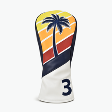 Load image into Gallery viewer, PRG Originals Endless Summer Design Golf Headcovers. Set of 3. Driver, Fairway and Rescue or Putter Cover.