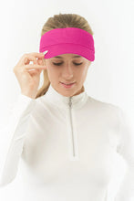 Load image into Gallery viewer, New Surprizeshop Ladies Becmoor Velcro Golf Visor - Black or Pink.