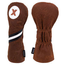 Load image into Gallery viewer, Pride Sports Honors Collection Traditional Canvas Fairway Golf Headcover. Brown.