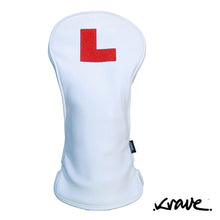 Load image into Gallery viewer, Krave Learner L Plate Golf Driver, Fairway, Hybrid Blade or Spider Mallet Headcover.
