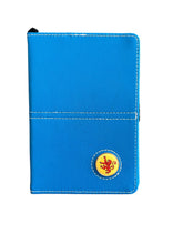 Load image into Gallery viewer, Leather Golf Scorecard Holder with Detachable Magnetic Golf Ball Marker. England, Wales, Scotland, Ireland, IOM, Northern Ireland, Shamrock.