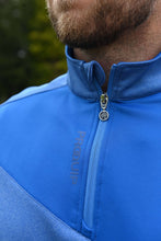 Load image into Gallery viewer, PROQUIP Golf Mens Levante Technical Midlayer 1/4 Zip Golf Top. Maritime Blue. All Sizes.