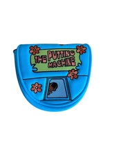 Load image into Gallery viewer, PRG Originals Driving / Putting Machine Design Golf Headcovers. Set of 3. Driver, Fairway and Rescue or Putter Cover.