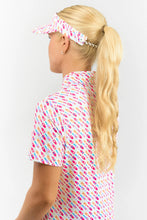 Load image into Gallery viewer, Pure Golf Ladies Arielle Telephone Wire Visor - Fairway Fizz.