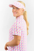 Load image into Gallery viewer, Pure Golf Ladies Arielle Telephone Wire Visor - Fairway Fizz.