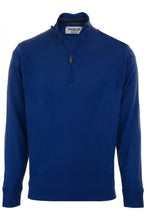 Load image into Gallery viewer, Proquip Mens PQ Merino Lined 1/4 Zip Water Repellent Golf Sweater Pullover Navy or Royal Blue. M to XXL