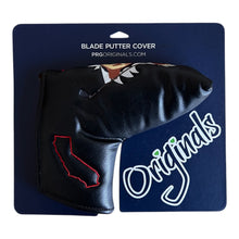 Load image into Gallery viewer, PRG Originals California Bear Design Golf Blade Style Putter Headcover.