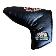 Load image into Gallery viewer, PRG Originals California Bear Design Golf Blade Style Putter Headcover.