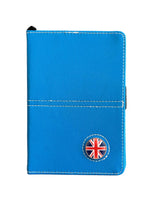 Load image into Gallery viewer, Leather Golf Scorecard Holder with Detachable Magnetic Golf Ball Marker. England, Wales, Scotland, Ireland, IOM, Northern Ireland, Shamrock.