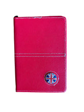 Load image into Gallery viewer, Leather Golf Scorecard Holder with Detachable Magnetic Golf Ball Marker. England, Wales, Scotland, Ireland, IOM, Northern Ireland, Shamrock.