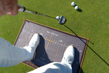 Load image into Gallery viewer, WellPutt WellTowel. Golf Towel and Alignment Training Aid.