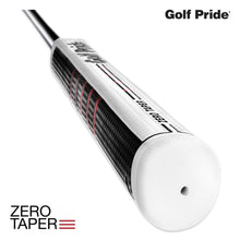 Load image into Gallery viewer, Golf Pride Zero Taper Putter Grip. Shape Straight. Colour Black / White / Red.