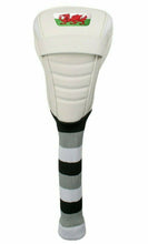 Load image into Gallery viewer, Asbri Wales Crested Golf Driver, Fairway or Hybrid Headcover. White.