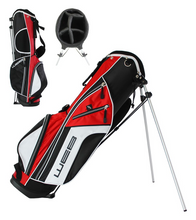 Load image into Gallery viewer, Go Junior Golf Stand Bags. 26 or 30 Inch. Red, Blue or Grey.