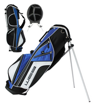 Load image into Gallery viewer, Go Junior Golf Stand Bags. 26 or 30 Inch. Red, Blue or Grey.
