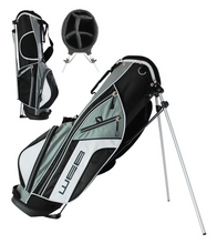 Load image into Gallery viewer, Go Junior Golf Stand Bags. 26 or 30 Inch. Red, Blue or Grey.