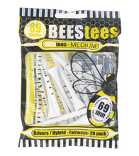 Load image into Gallery viewer, Bees Tees 53 MM, 69MM OR 83MM. Golf Tees. Bees Tees System.