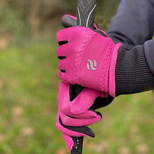 Load image into Gallery viewer, Surprizeshop Ladies Polar Stretch Winter Golf Gloves - Pink.