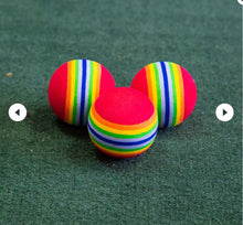 Load image into Gallery viewer, Longridge Rainbow Foam Practice Balls. 6 Pack