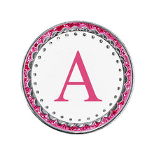Load image into Gallery viewer, Surprizeshop Pink Letter A to Z Golf Ball Marker. New for 2024