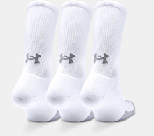 Load image into Gallery viewer, Under Armour Heat Gear Crew Socks. White