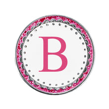 Load image into Gallery viewer, Surprizeshop Pink Letter A to Z Golf Ball Marker. New for 2024