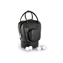 Load image into Gallery viewer, Masters Golf Leatherette Practice Ball Bag With Pocket.