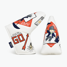 Load image into Gallery viewer, PRG Originals Get out of Jail Free Design Golf Headcovers. Set of 3. Driver, Fairway and Rescue or Putter Cover.