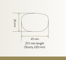 Load image into Gallery viewer, 2 Thumb The Classic Shorty Putter Grip. Black.