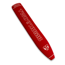 Load image into Gallery viewer, 2 Thumb The Original Classic Golf Putter Grip. Red.