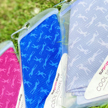 Load image into Gallery viewer, Surprizeshop Lady Golfer Cool Scarf. Pink, Purple, Grey or Navy.