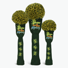 Load image into Gallery viewer, PRG Originals Show me the Money Pom Pom Design Golf Headcovers. Set of 3. Driver, Fairway and Rescue.