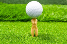 Load image into Gallery viewer, Longridge Strip Teez (Pack of 6) - Pink. Novelty Golf Tees.