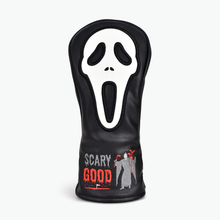 Load image into Gallery viewer, PRG Originals Scary Good Design Golf Headcovers. Set of 3. Driver, Fairway and Rescue or Putter Cover.