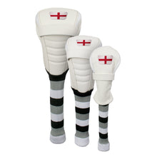 Load image into Gallery viewer, Asbri England Crested Golf Driver, Fairway or Hybrid Headcover. White.