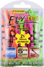Load image into Gallery viewer, Champ Zarma My Hite Fly Golf Tees. 69mm Citrus Colours