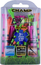 Load image into Gallery viewer, Champ Zarma My Hite Fly Golf Tees. 83mm Citrus Colours
