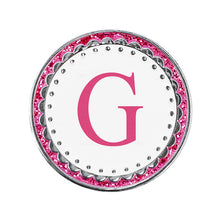 Load image into Gallery viewer, Surprizeshop Pink Letter A to Z Golf Ball Marker. New for 2024